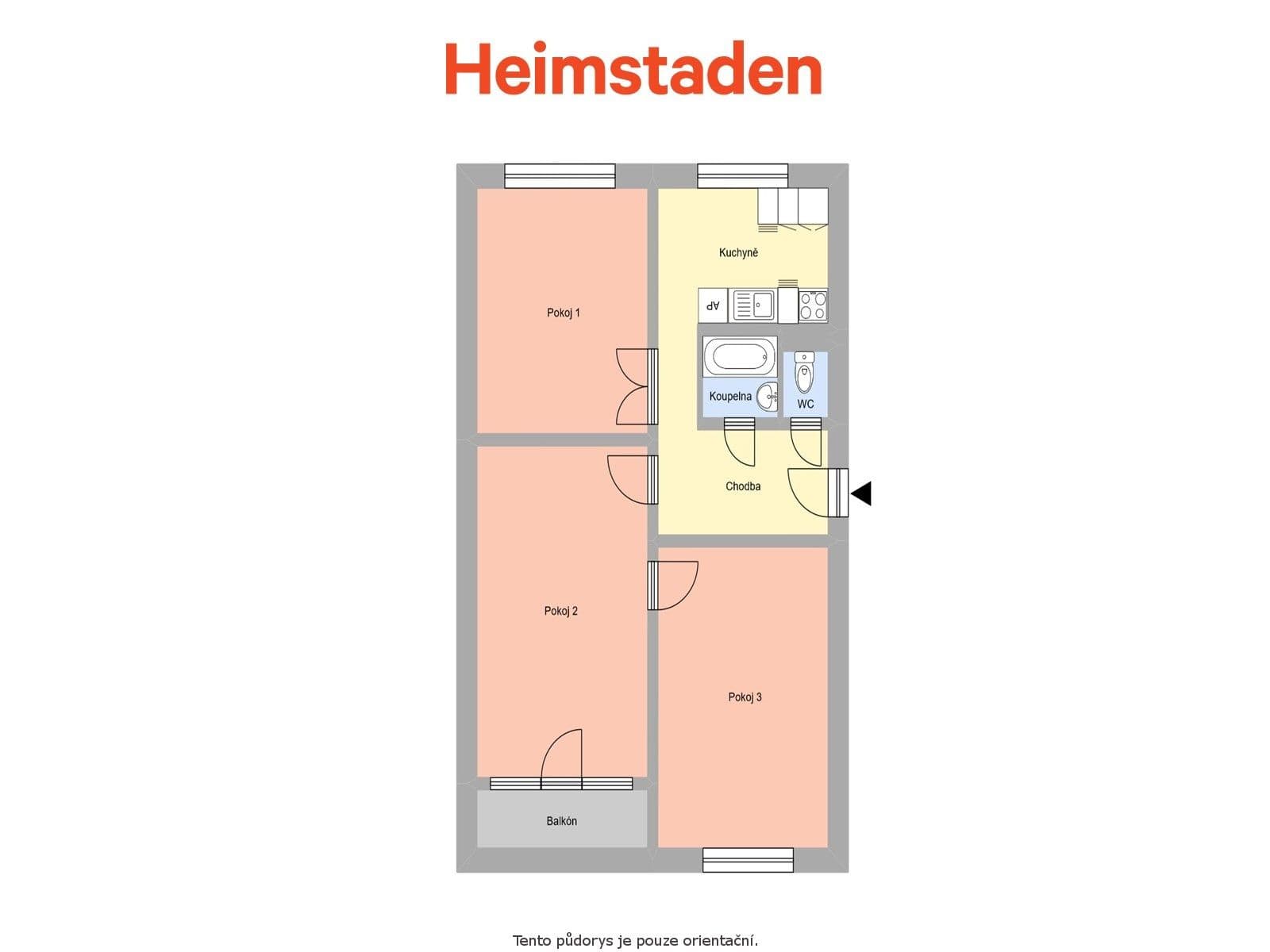 Prenájom bytu 3-izbový 69 m², Matuškova, Havířov, Moravskoslezský kraj Prenájom bytu 3-izbový 69 m², Matuškova, Havířov, Moravskoslezský kraj