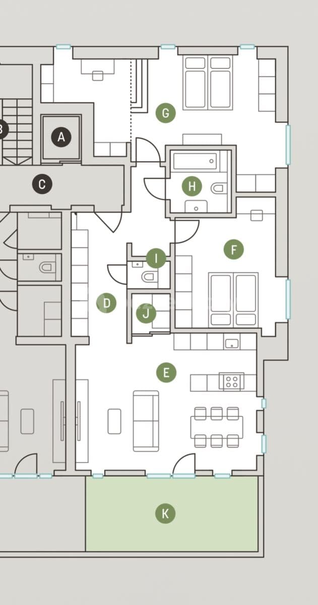 Prenájom bytu 3-izbový 120 m², Na Kopánku, Kunice, Středočeský kraj