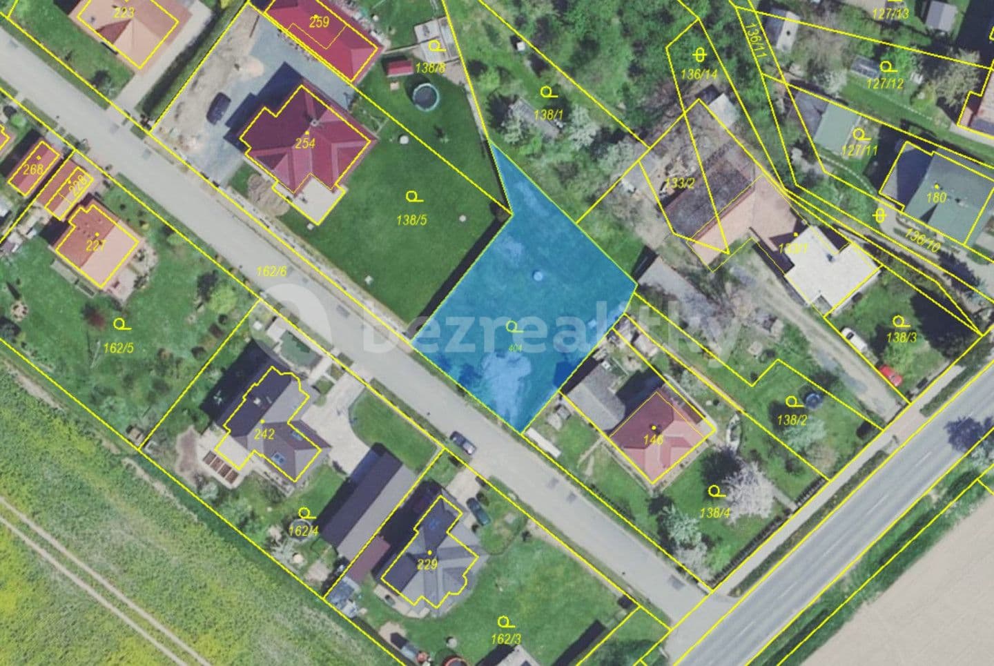 Predaj pozemku 723 m², Krchleby, Středočeský kraj