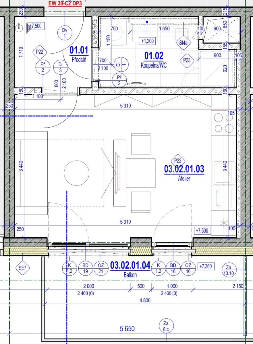 Prenájom bytu 1-izbový 30 m², Bratislavská, Brno, Jihomoravský kraj Prenájom bytu 1-izbový 30 m², Bratislavská, Brno, Jihomoravský kraj