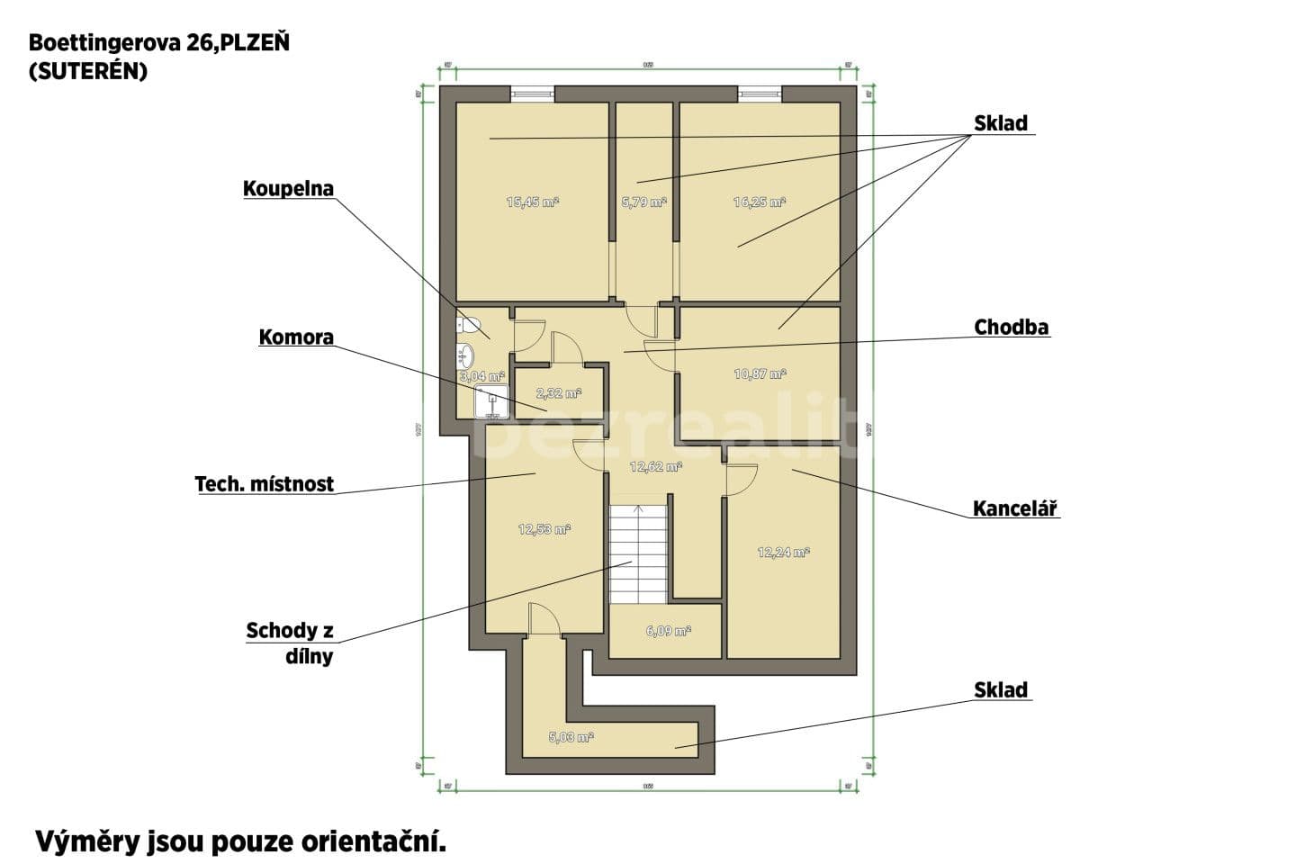 Predaj garáže 80 m², Boettingerova, Plzeň, Plzeňský kraj