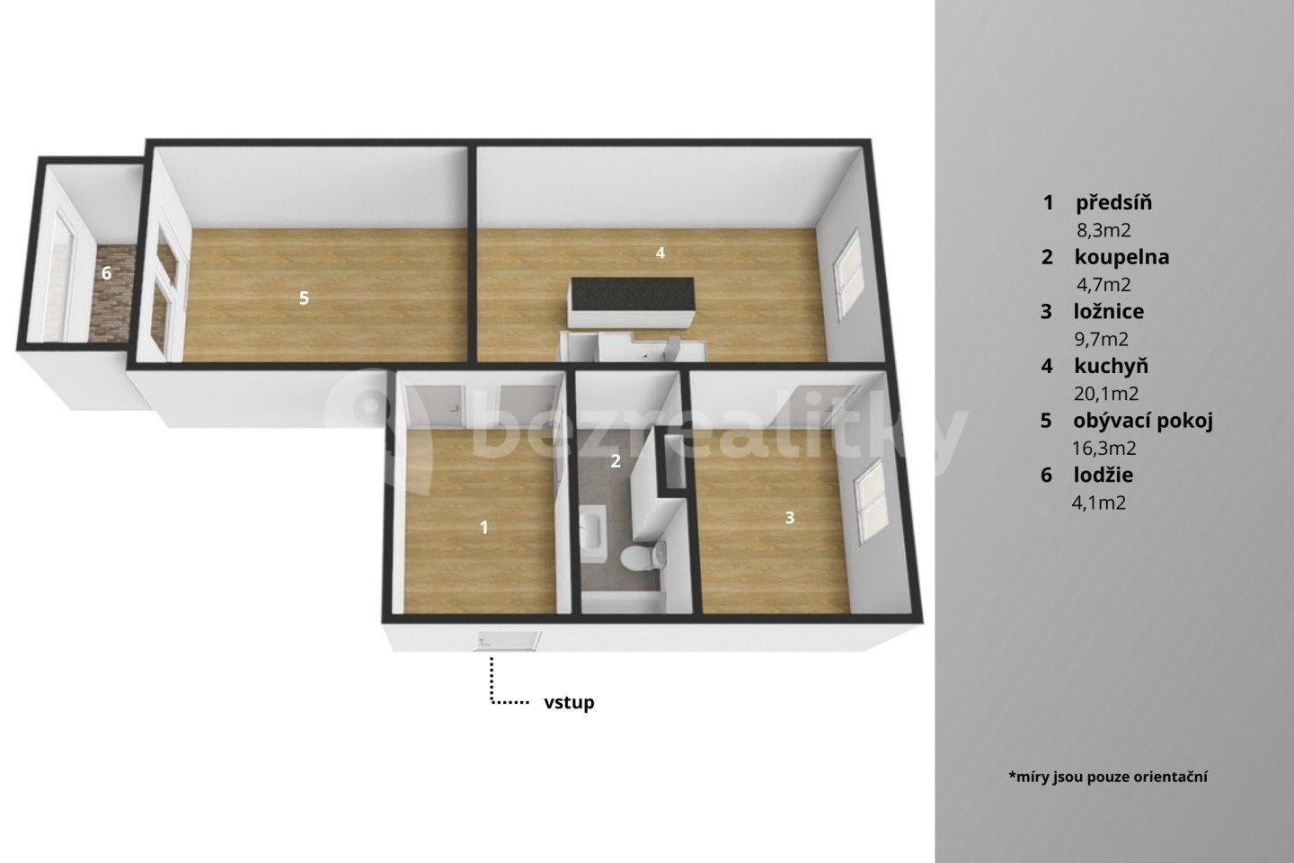 Predaj bytu 2-izbový 62 m², Táborská, Františkovy Lázně, Karlovarský kraj