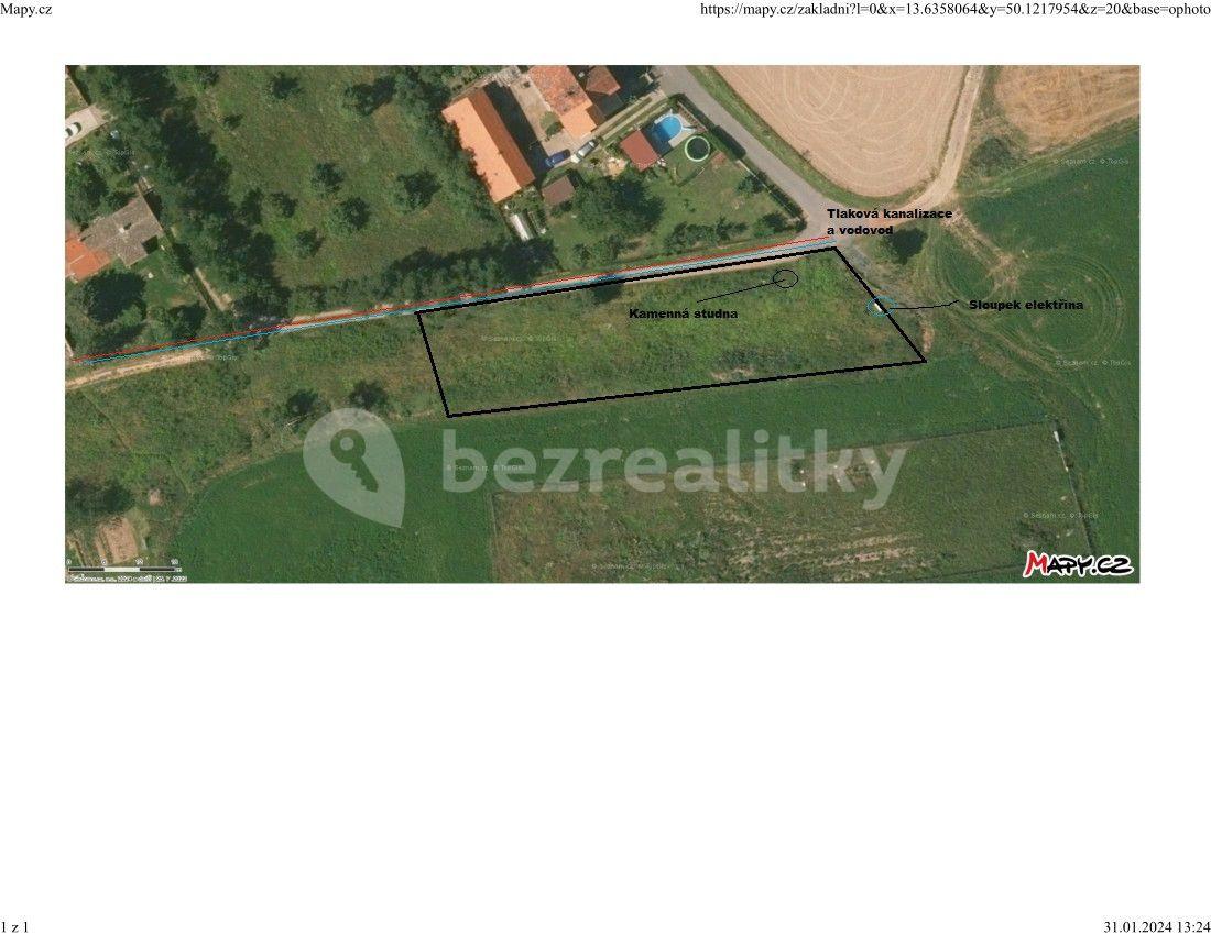 Predaj pozemku 1.080 m², Přílepy, Středočeský kraj