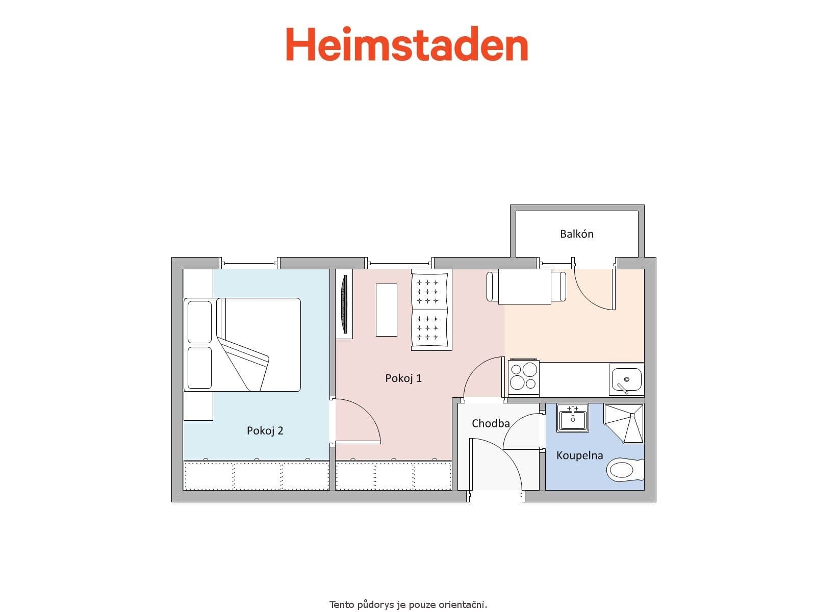 Prenájom bytu 2-izbový 37 m², Klimšova, Havířov, Moravskoslezský kraj Prenájom bytu 2-izbový 37 m², Klimšova, Havířov, Moravskoslezský kraj