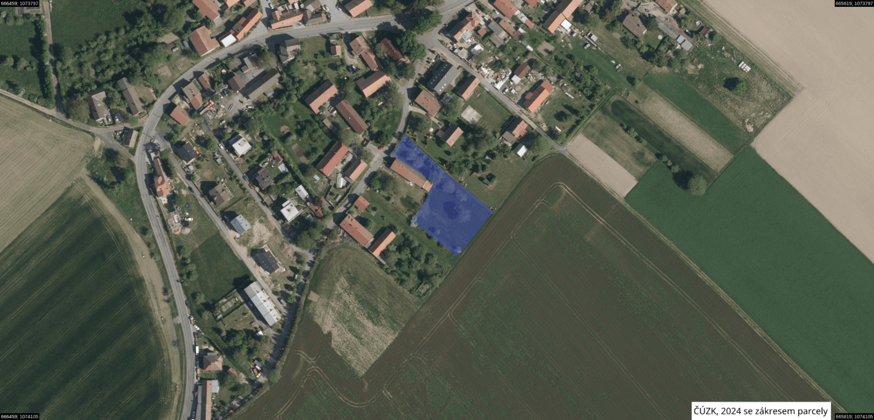 Predaj pozemku 2.501 m², Bousov, Pardubický kraj Predaj pozemku 2.501 m², Bousov, Pardubický kraj