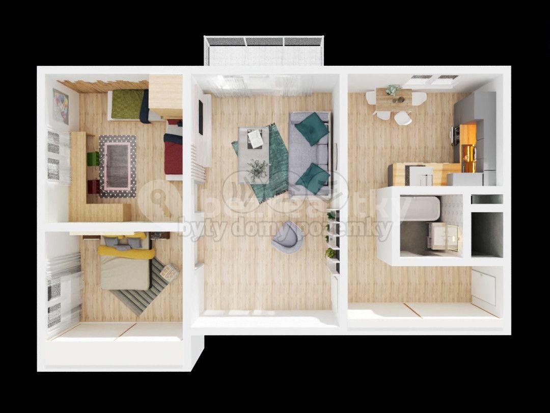 Predaj bytu 3-izbový 60 m², Optiky, Přerov, Olomoucký kraj