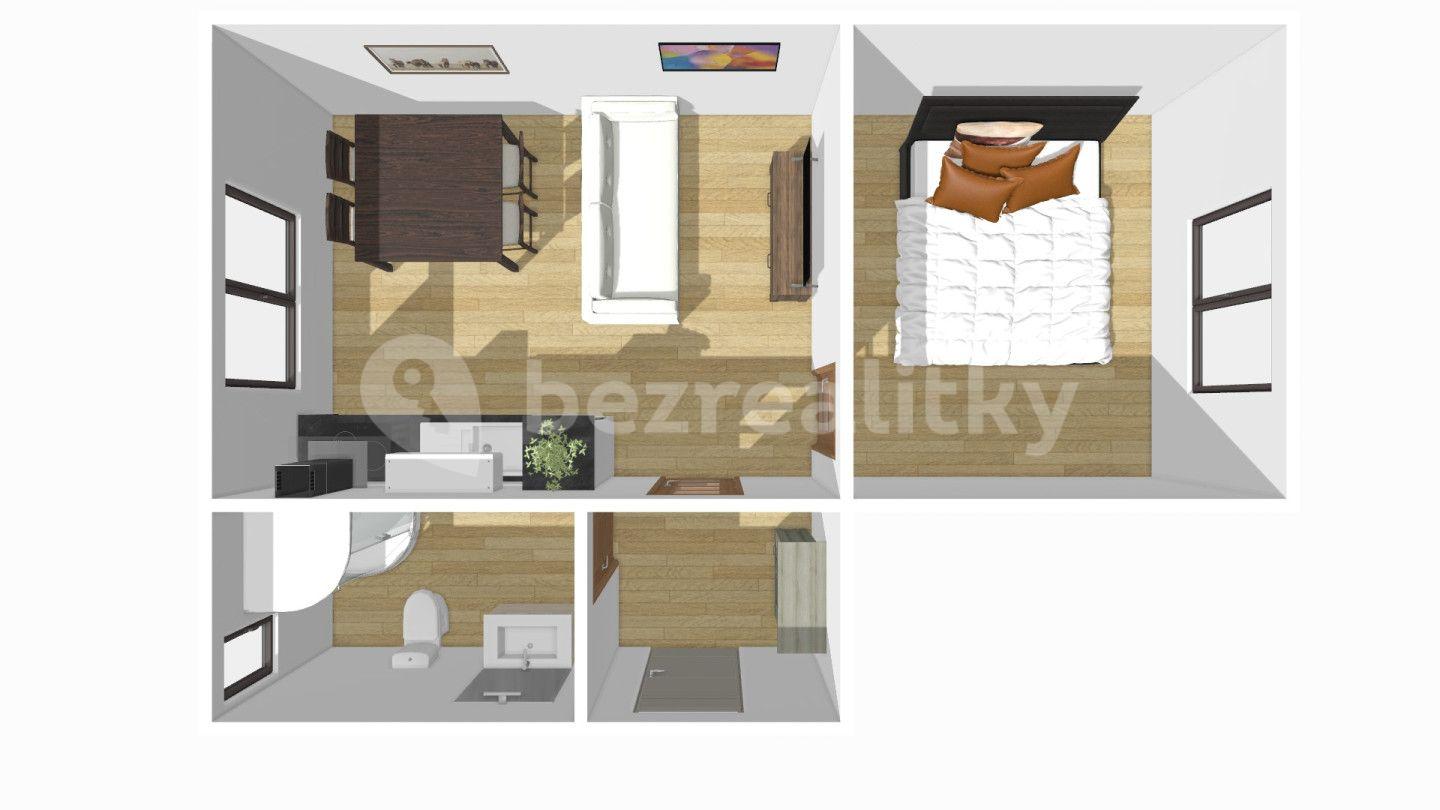 Predaj bytu 2-izbový 40 m², Mokrého, Vodňany, Jihočeský kraj