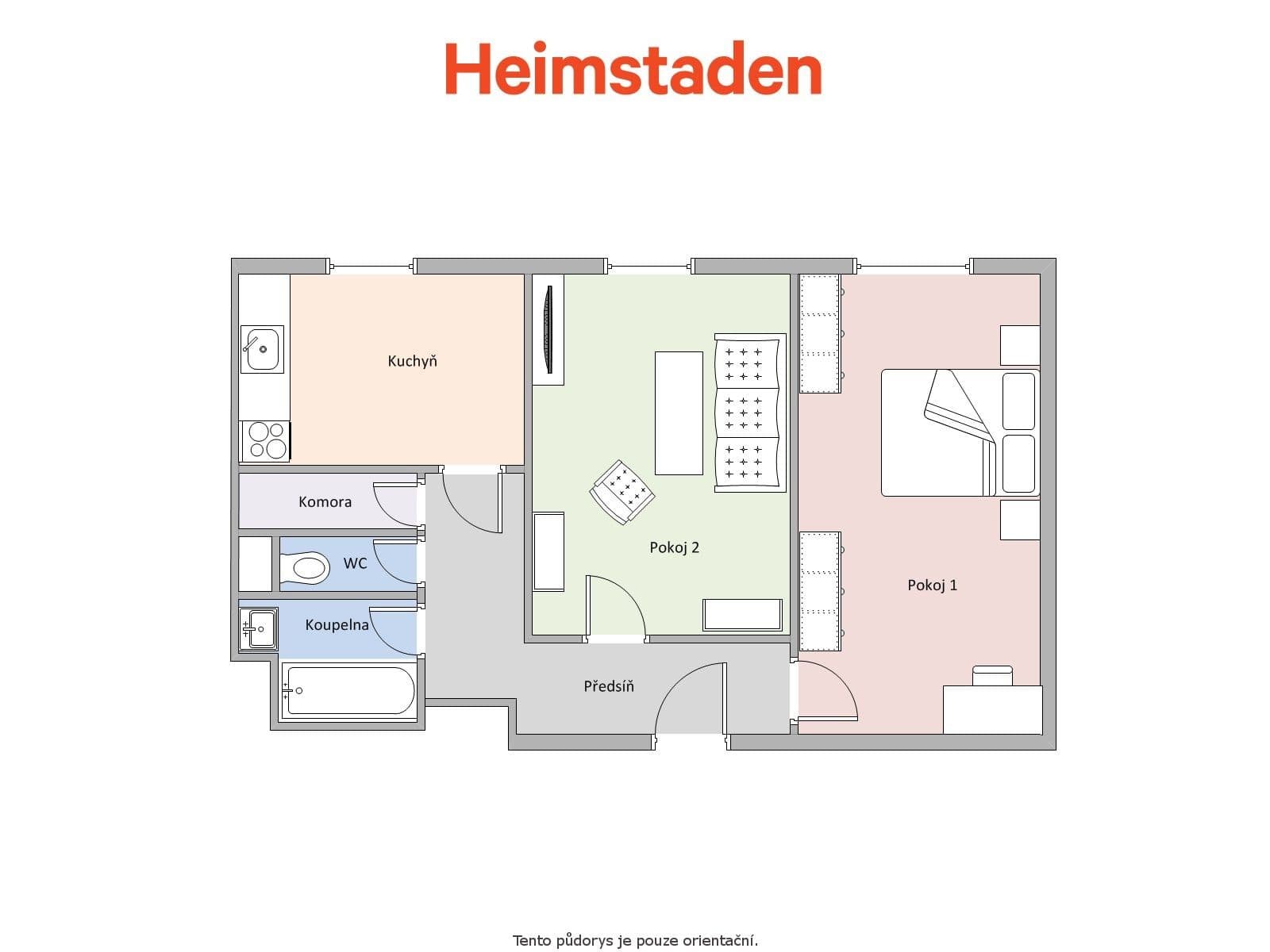 Prenájom bytu 2-izbový 56 m², Zakladatelská, Karviná, Moravskoslezský kraj Prenájom bytu 2-izbový 56 m², Zakladatelská, Karviná, Moravskoslezský kraj