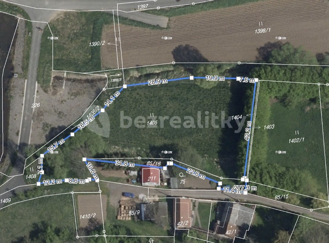 Predaj pozemku 2.914 m², Sendražice, Královéhradecký kraj