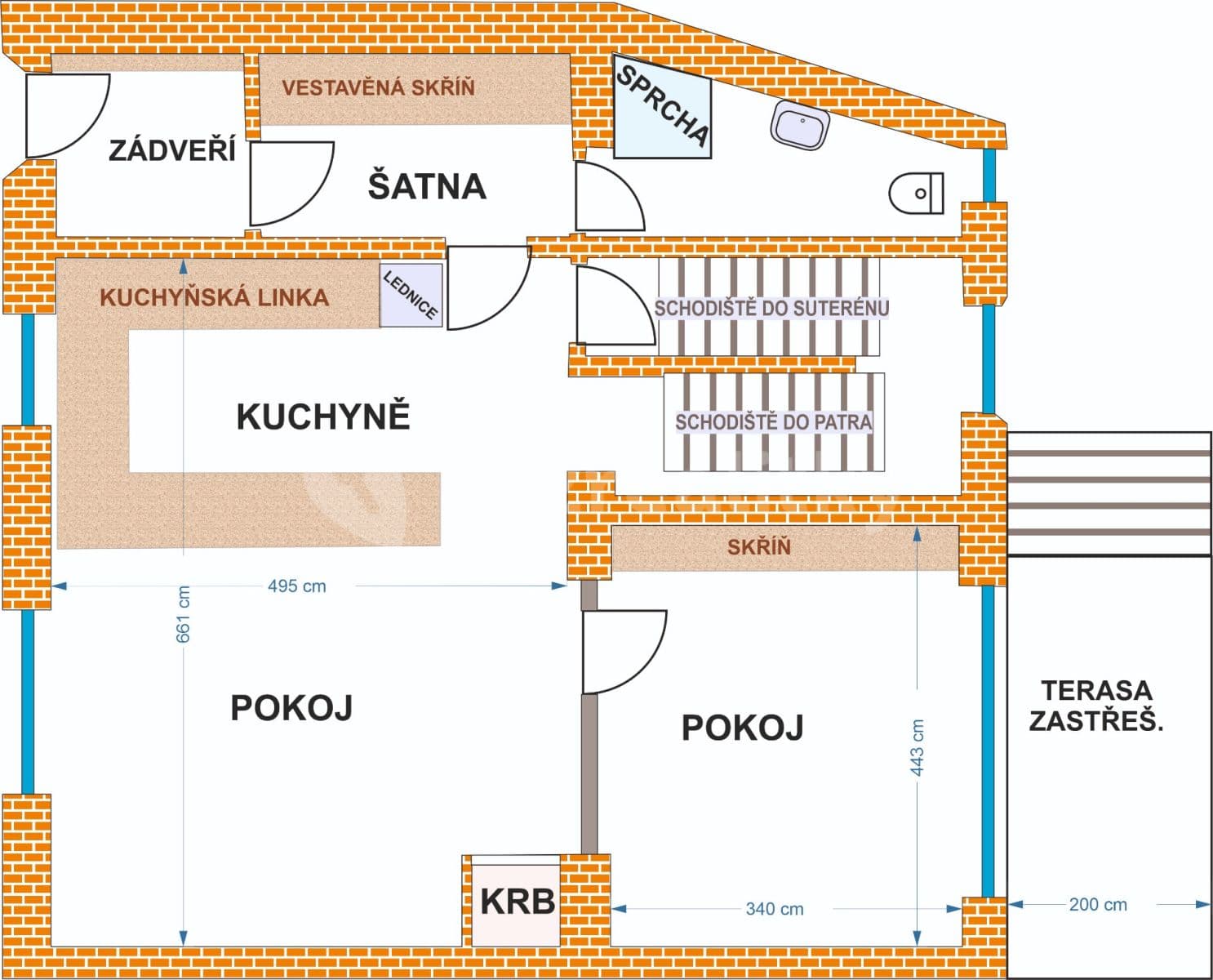 Predaj domu 188 m², pozemek 161 m², Terezy Novákové, Brno, Jihomoravský kraj