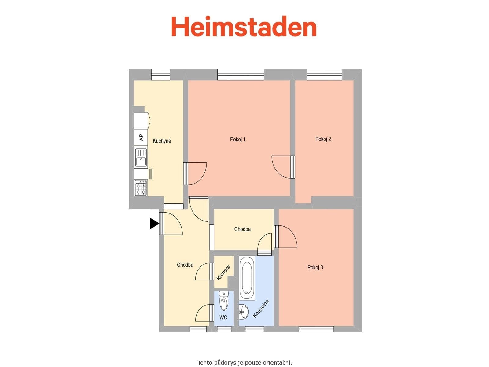 Prenájom bytu 3-izbový 68 m², Boženy Němcové, Havířov, Moravskoslezský kraj Prenájom bytu 3-izbový 68 m², Boženy Němcové, Havířov, Moravskoslezský kraj