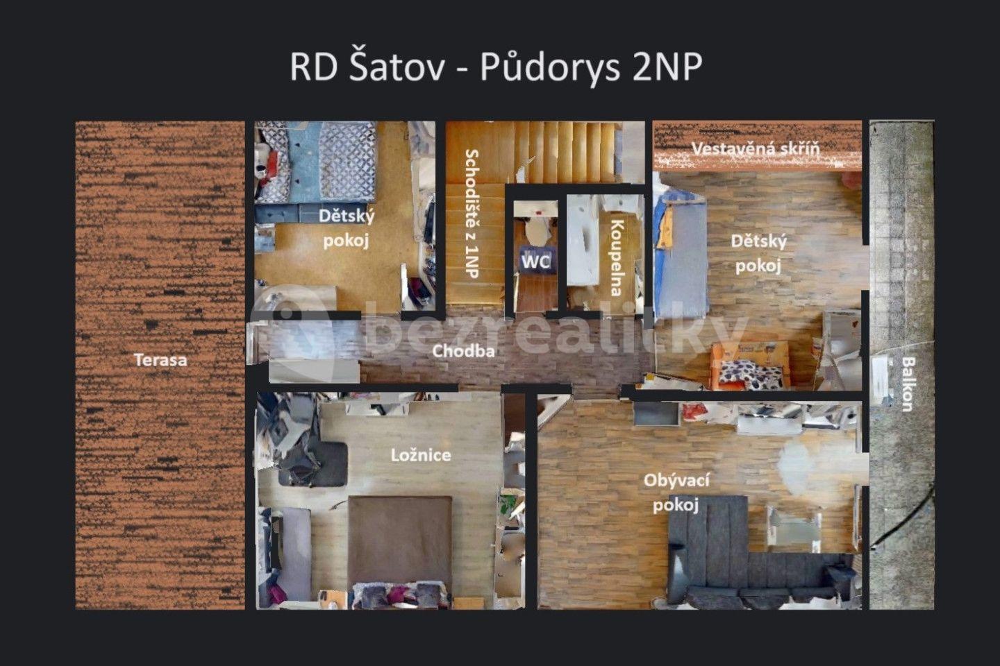 Predaj domu 180 m², pozemek 741 m², Šatov, Jihomoravský kraj