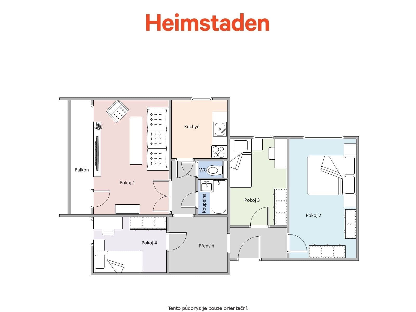 Prenájom bytu 4-izbový 88 m², Mládežnická, Havířov, Moravskoslezský kraj Prenájom bytu 4-izbový 88 m², Mládežnická, Havířov, Moravskoslezský kraj