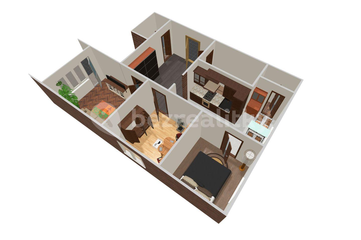 Predaj bytu 3-izbový 64 m², Sídliště, Šluknov, Ústecký kraj
