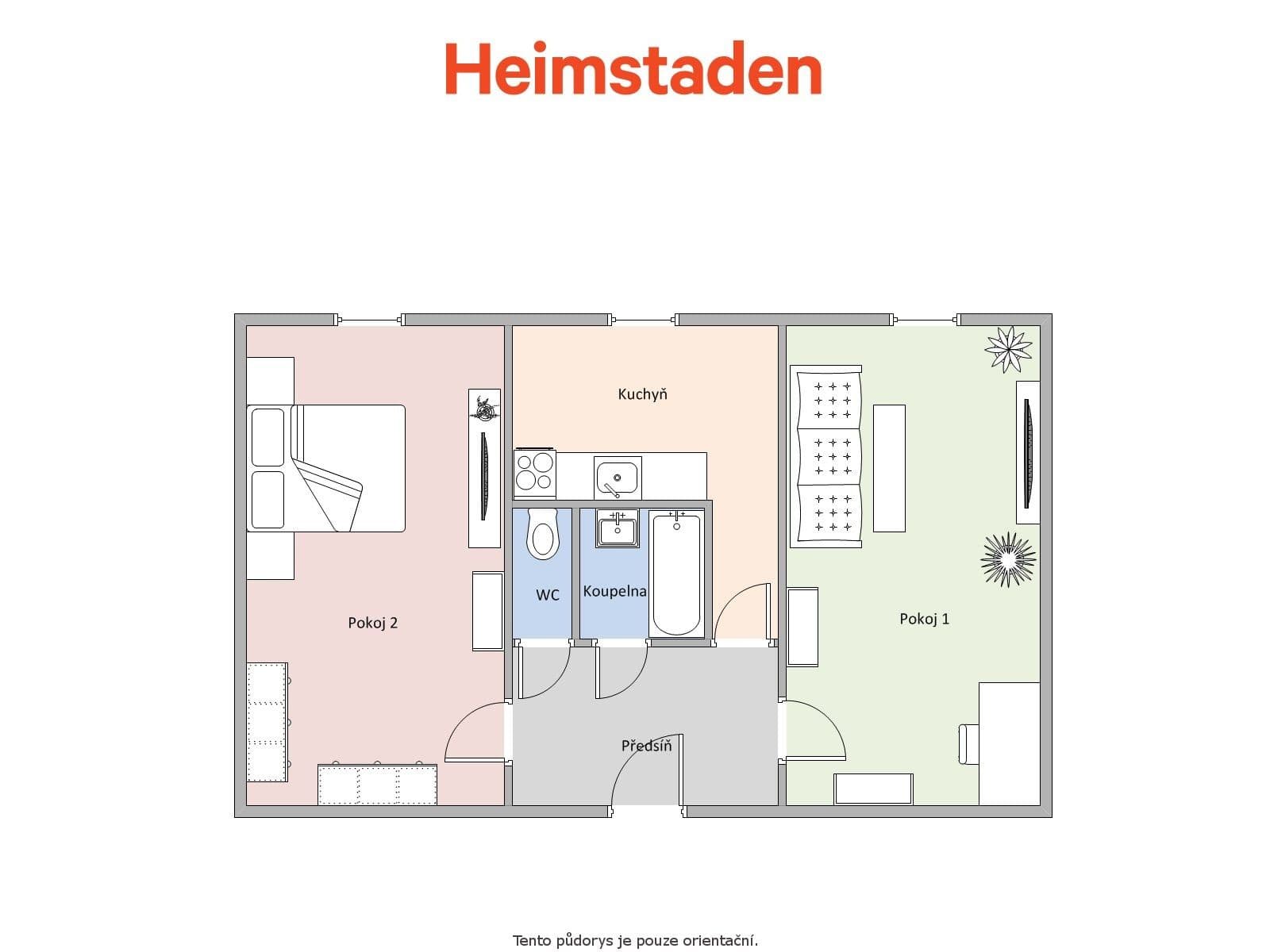 Prenájom bytu 2-izbový 52 m², Bludovická, Havířov, Moravskoslezský kraj Prenájom bytu 2-izbový 52 m², Bludovická, Havířov, Moravskoslezský kraj