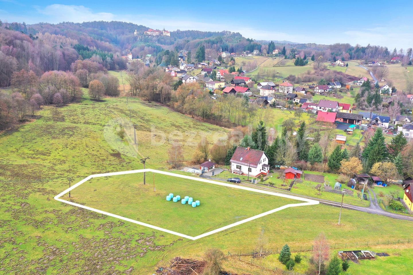 Predaj pozemku 2.910 m², Hrubá Skála, Liberecký kraj