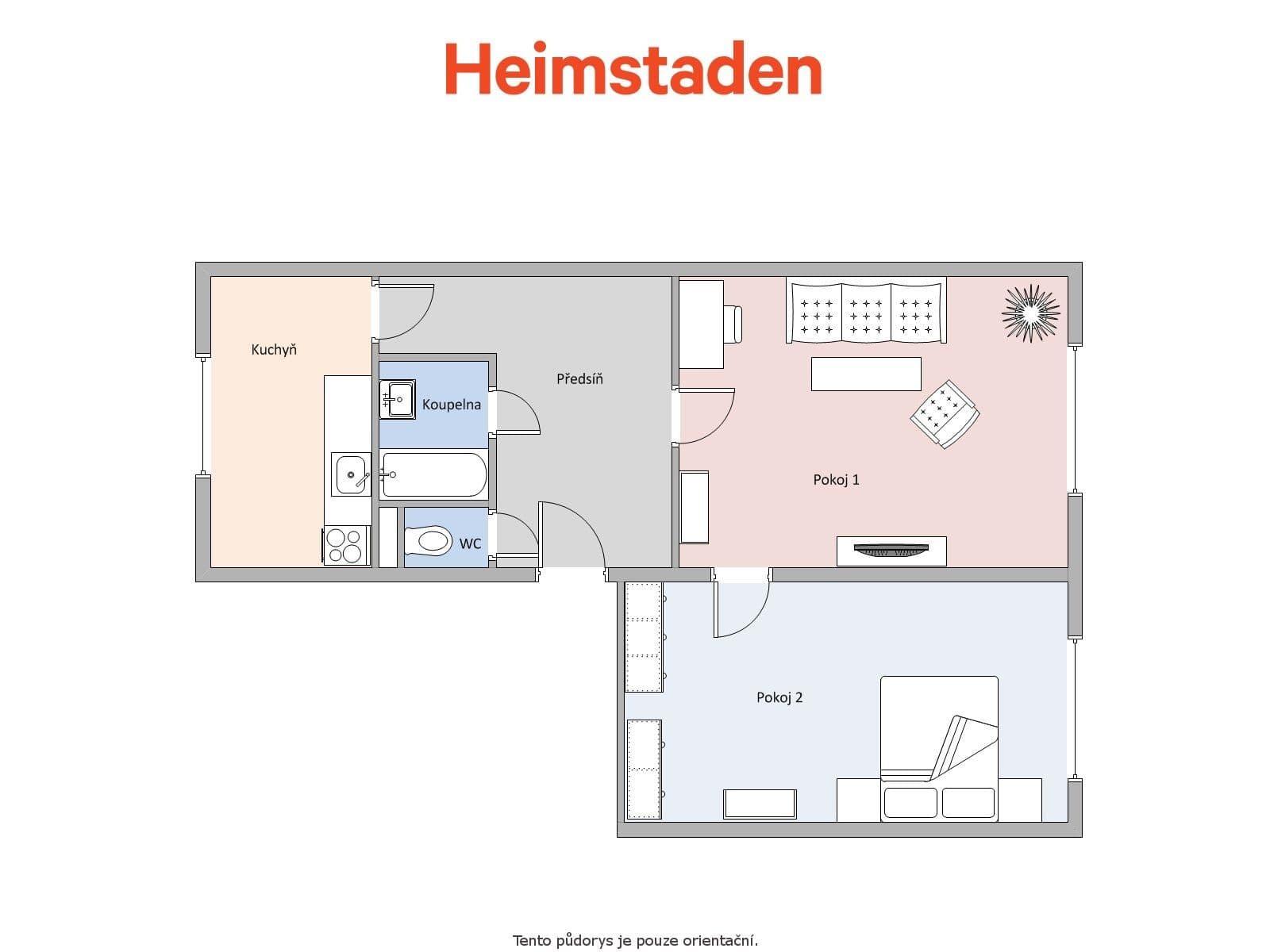 Prenájom bytu 2-izbový 53 m², Gorkého, Havířov, Moravskoslezský kraj Prenájom bytu 2-izbový 53 m², Gorkého, Havířov, Moravskoslezský kraj