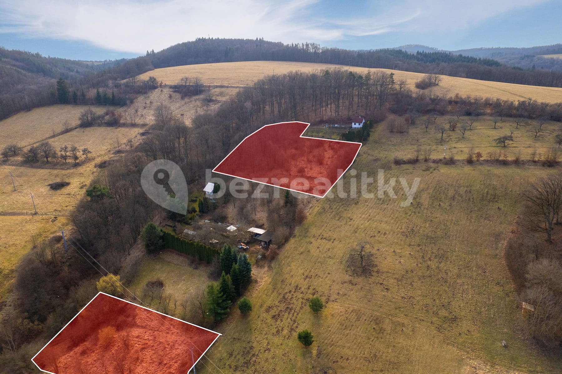 Predaj pozemku 7.022 m², Svatá Kateřina, Šebrov-Kateřina, Jihomoravský kraj