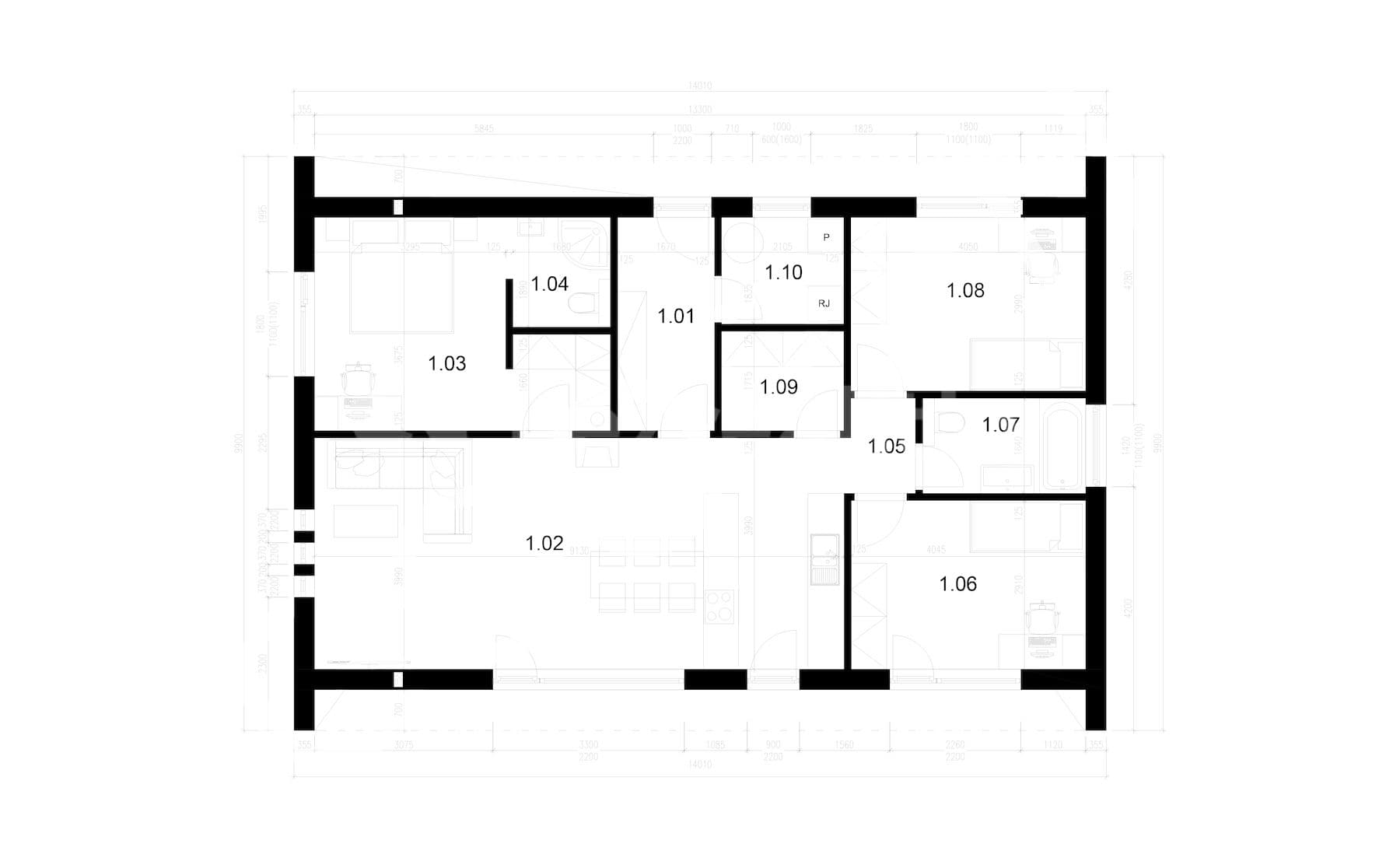 Predaj domu 104 m², pozemek 2.144 m², Dolany, Dolany, Středočeský kraj