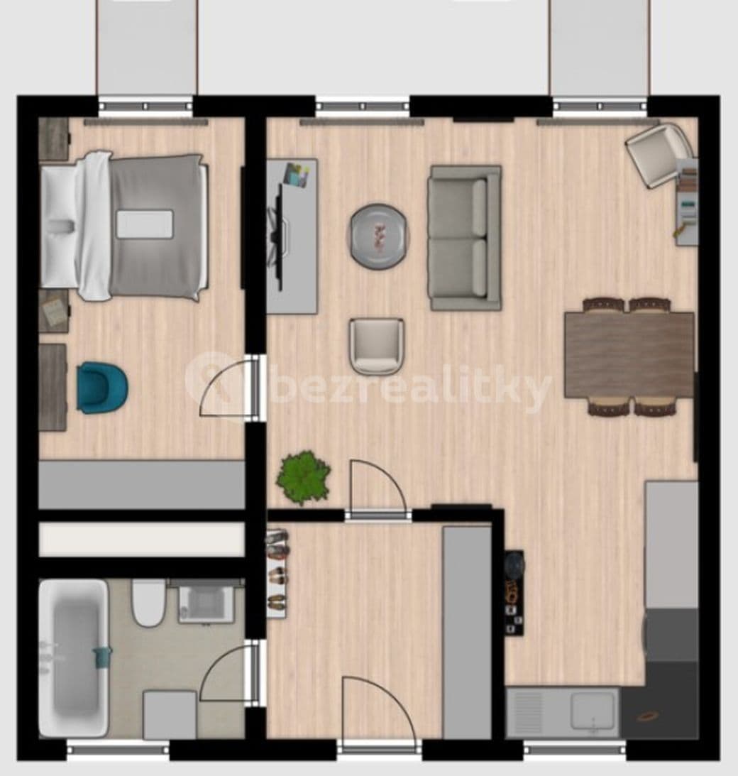 Predaj bytu 2-izbový 55 m², Říční, Svitavy, Pardubický kraj
