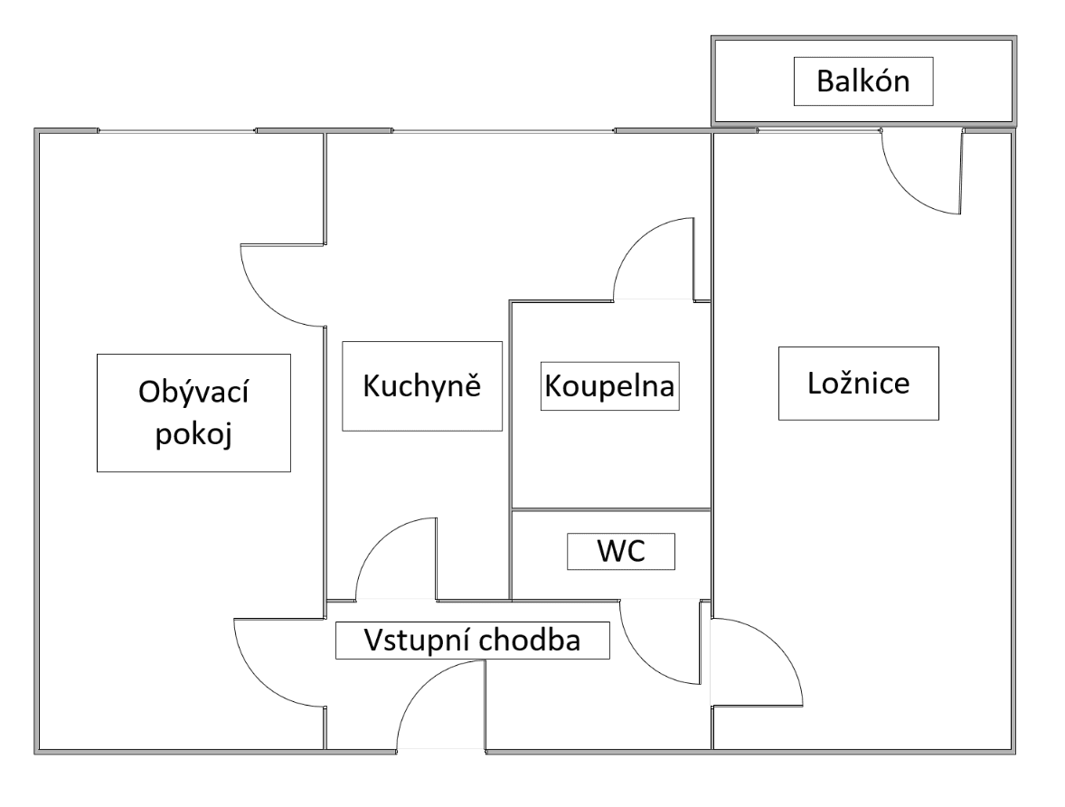 Prenájom bytu 2-izbový 55 m², Náchodská, Tábor, Jihočeský kraj Prenájom bytu 2-izbový 55 m², Náchodská, Tábor, Jihočeský kraj