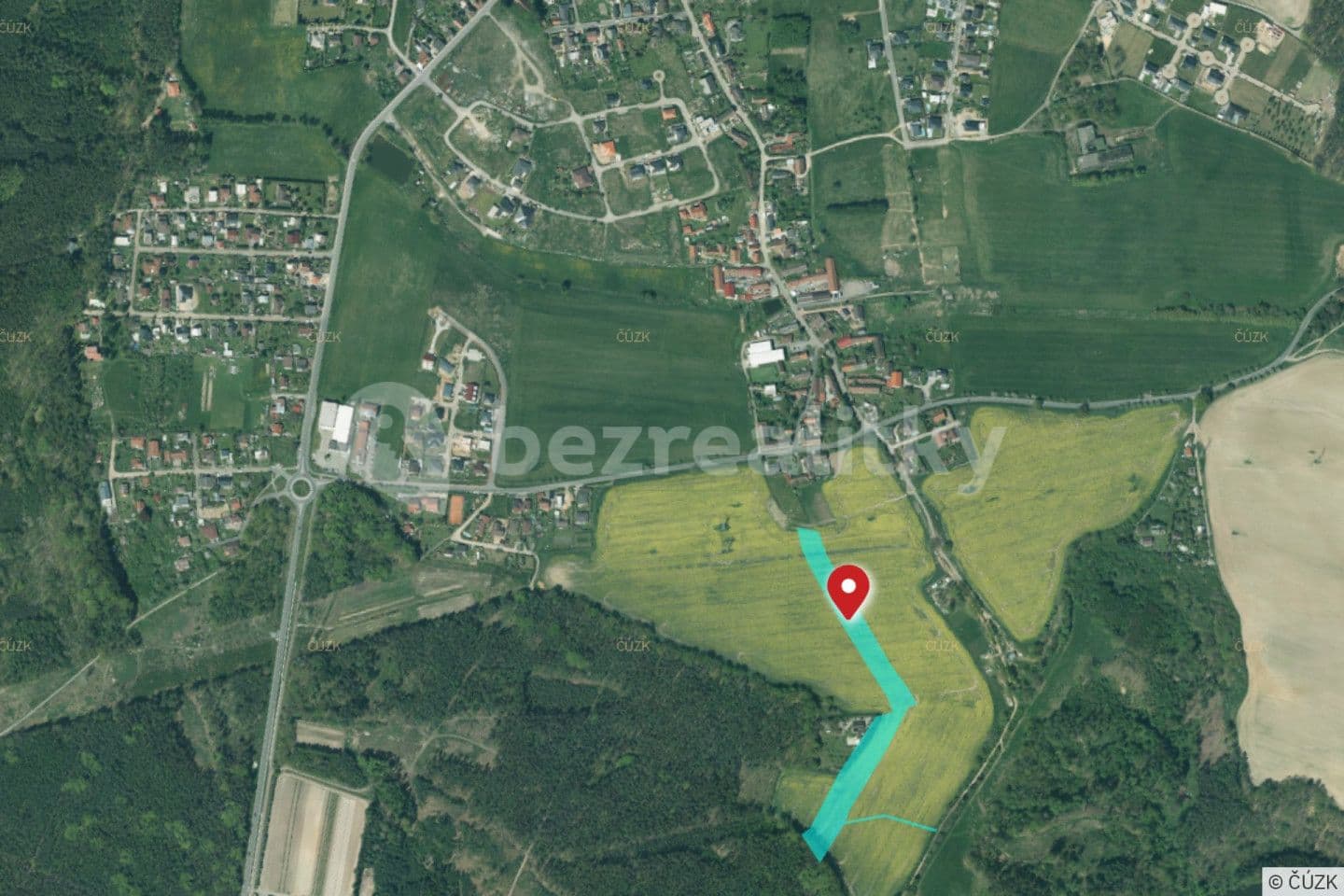 Predaj pozemku 14.579 m², Zruč-Senec, Plzeňský kraj