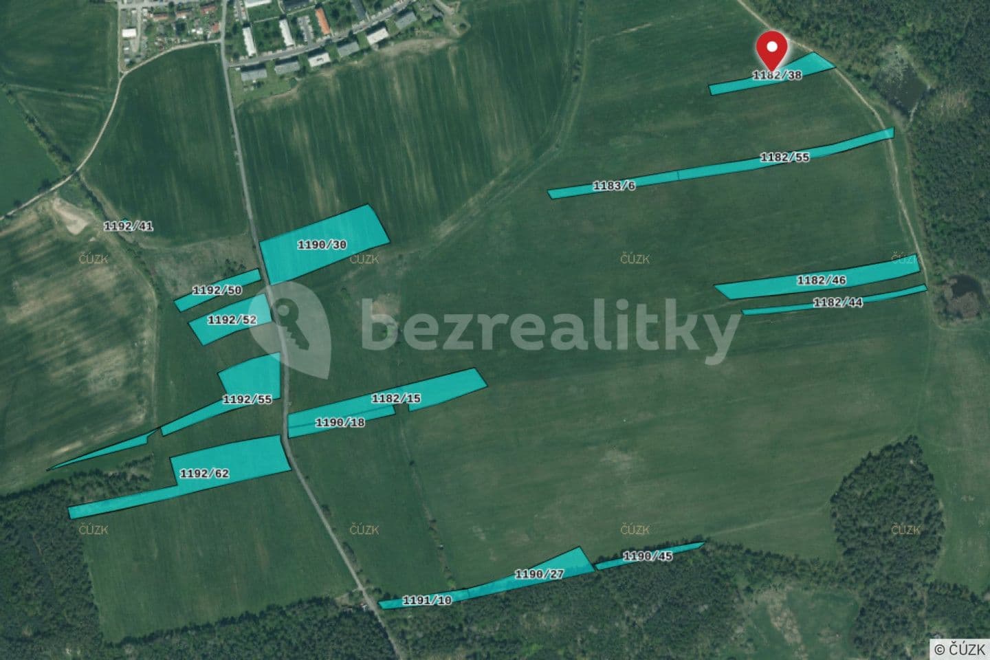 Predaj pozemku 76.433 m², Líně, Plzeňský kraj