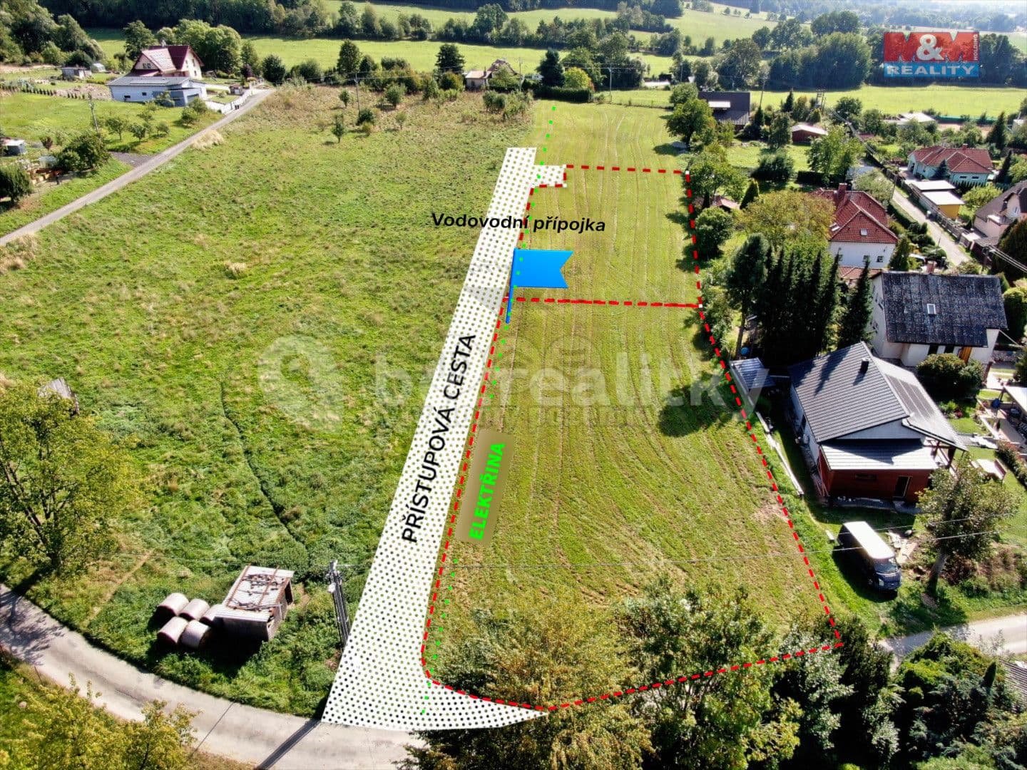 Predaj pozemku 1.509 m², Bratrušov, Olomoucký kraj