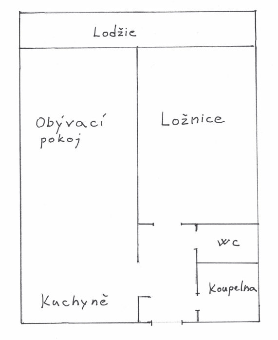 Prenájom bytu 2-izbový 40 m², Svojetická, Praha, Praha Prenájom bytu 2-izbový 40 m², Svojetická, Praha, Praha