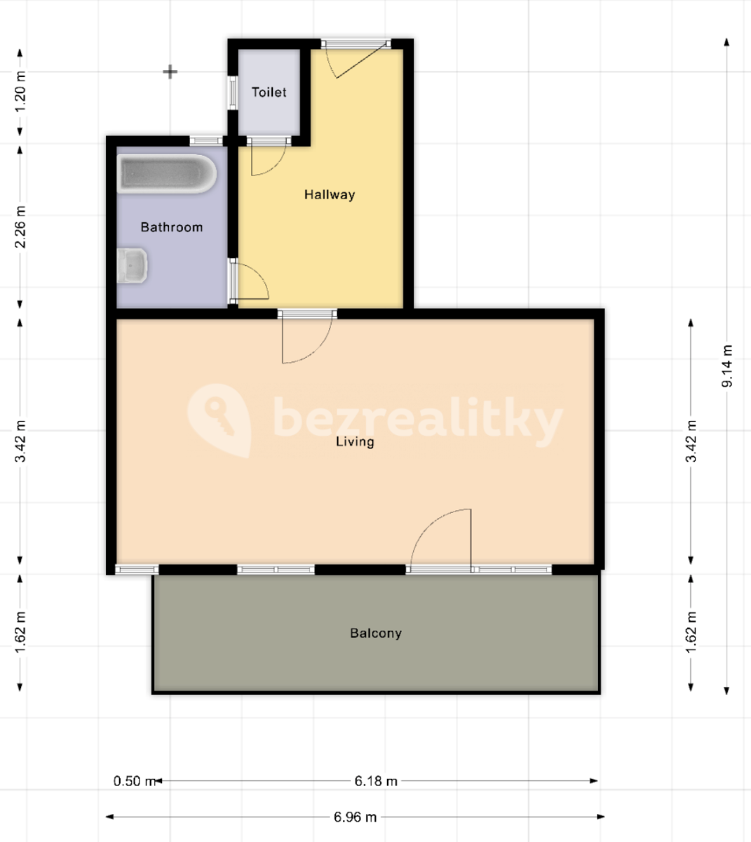 Predaj bytu 1-izbový 44 m², Lucemburská, Praha, Praha