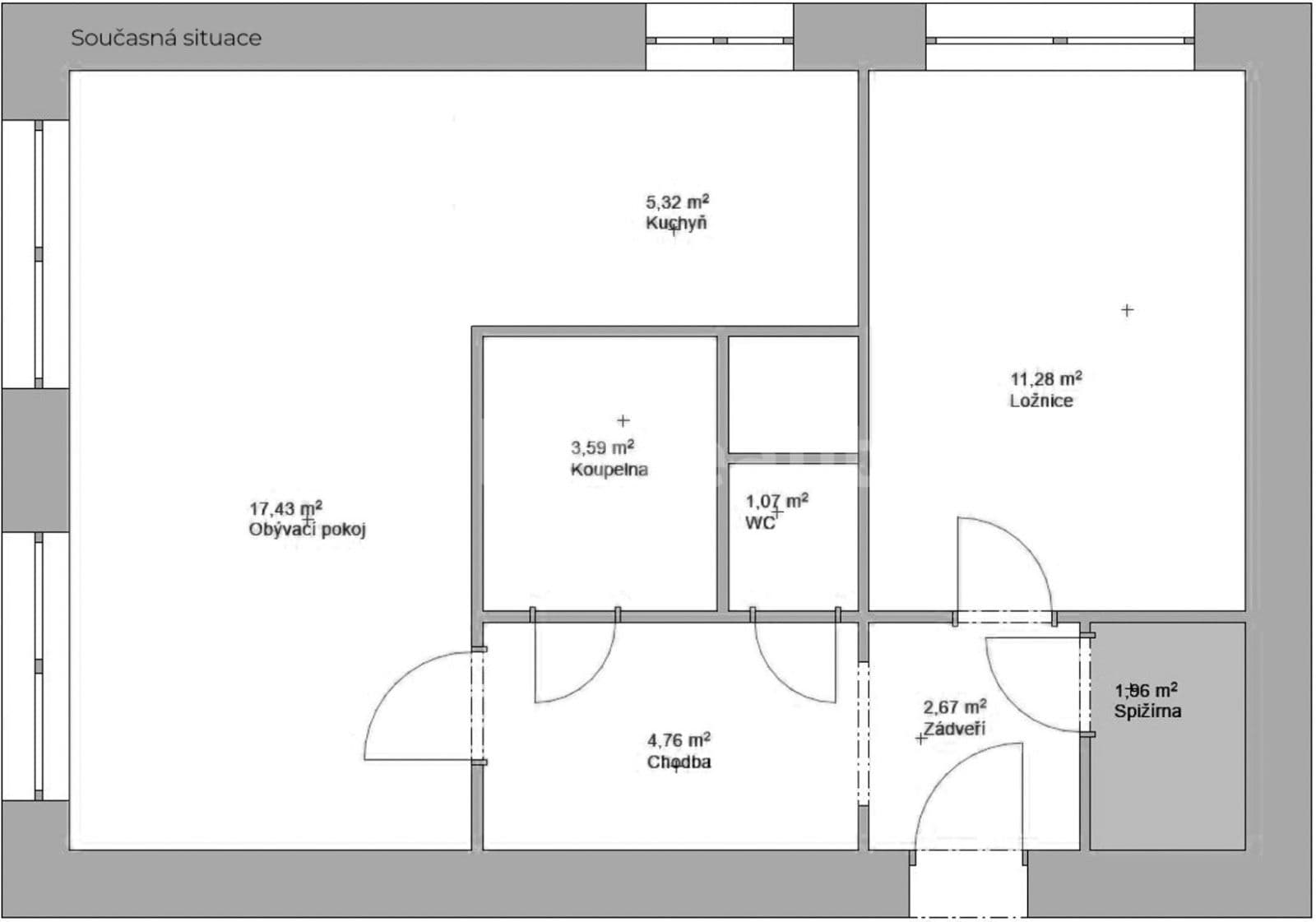 Prenájom bytu 2-izbový 50 m², Kubíkova, Praha, Praha Prenájom bytu 2-izbový 50 m², Kubíkova, Praha, Praha