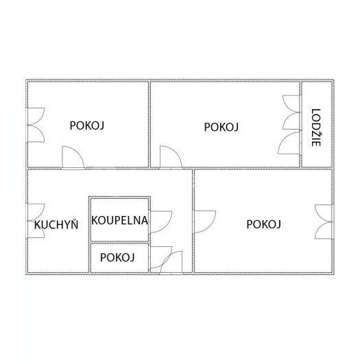 Predaj bytu 3-izbový 72 m², Horova, Karviná, Moravskoslezský kraj