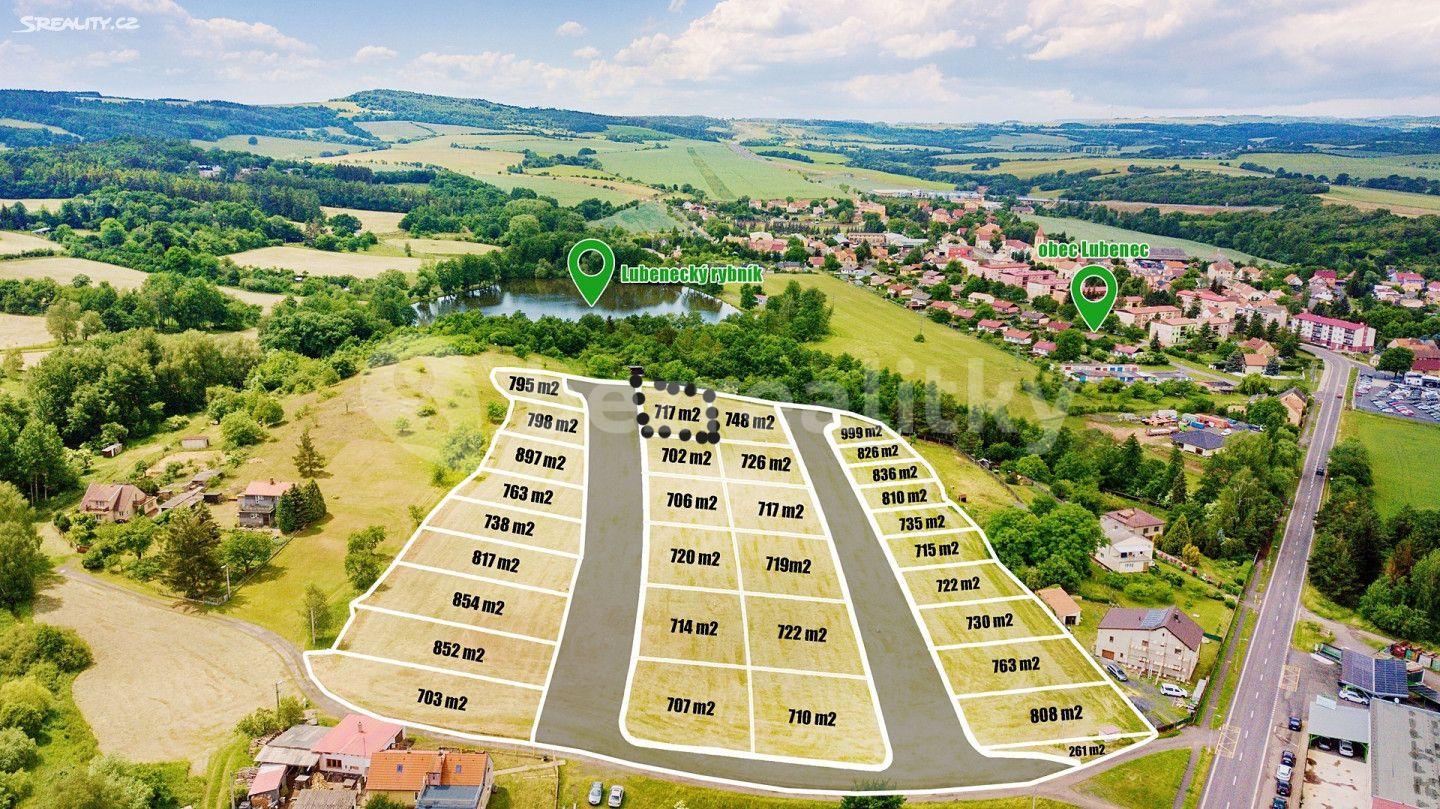 Predaj pozemku 717 m², Lubenec, Ústecký kraj