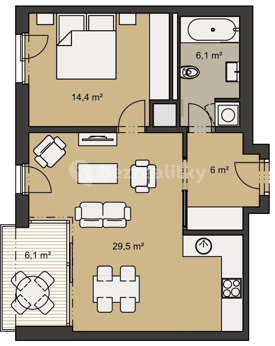 Predaj bytu 2-izbový 58 m², Menclova, Praha, Praha