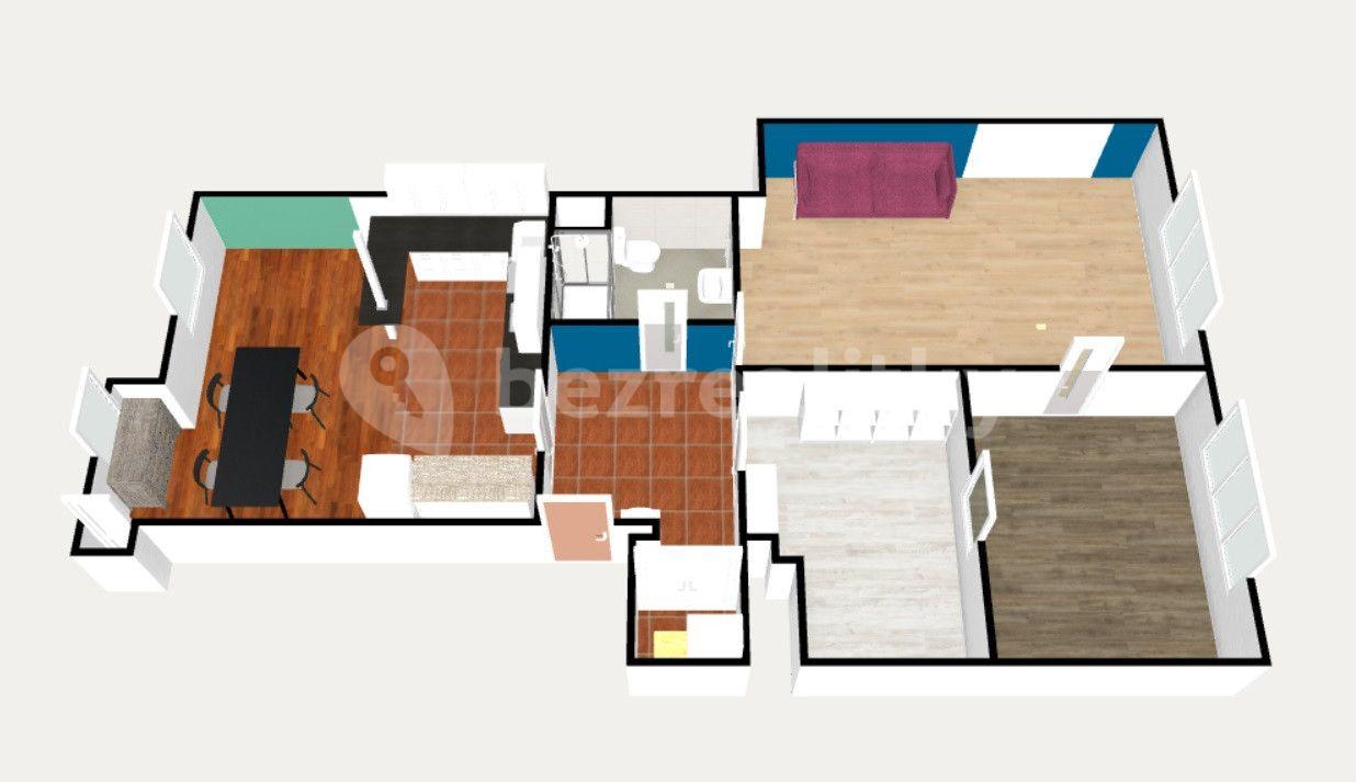 Predaj bytu 2-izbový 90 m², Foersterova, Karlovy Vary, Karlovarský kraj