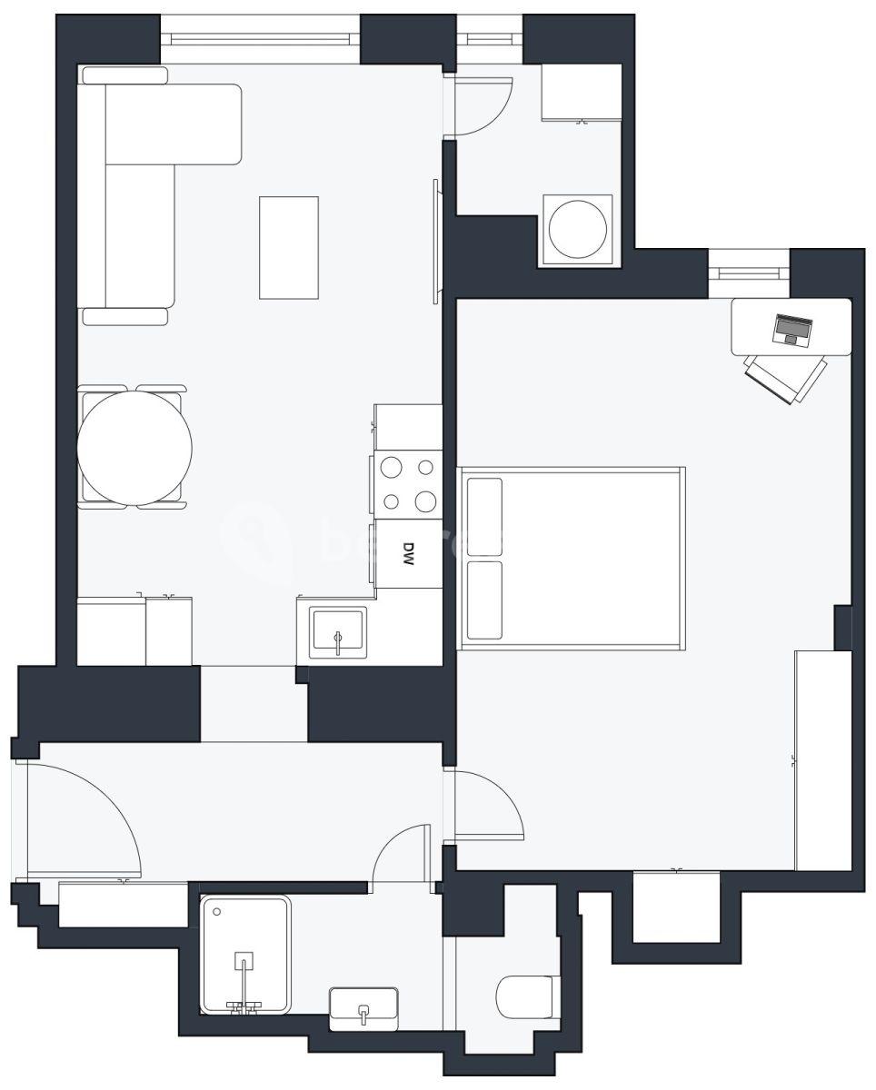 Predaj bytu 2-izbový 50 m², Na Pankráci, Praha, Praha