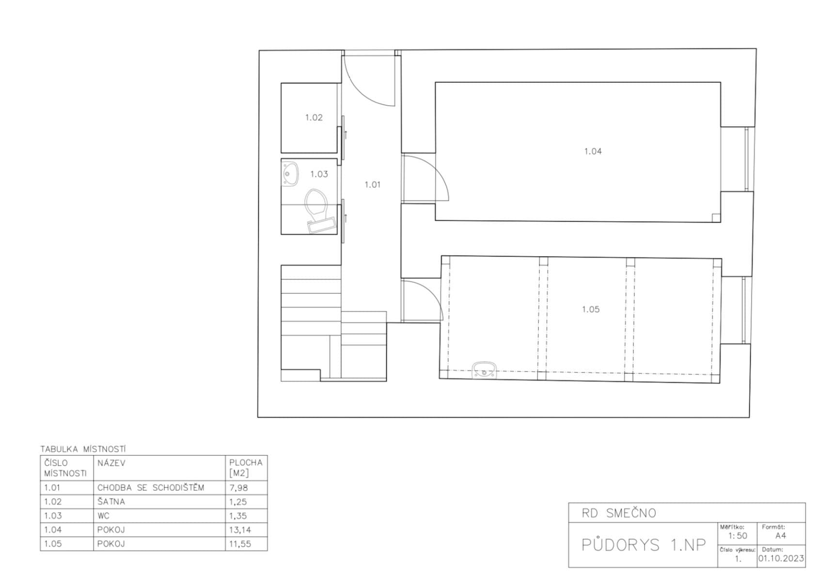 Predaj domu 57 m², pozemek 9 m², Krátká, Smečno, Středočeský kraj Predaj domu 57 m², pozemek 9 m², Krátká, Smečno, Středočeský kraj