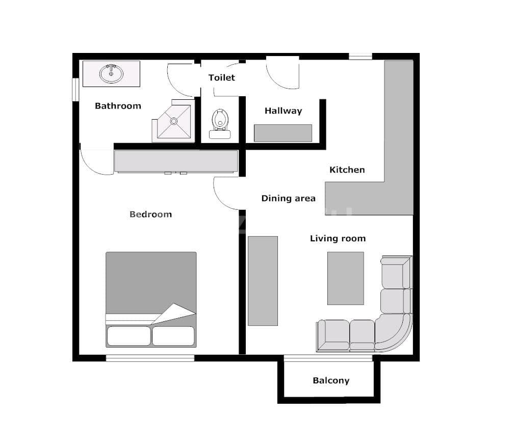 Prenájom bytu 2-izbový 45 m², Sportovní, Praha, Praha