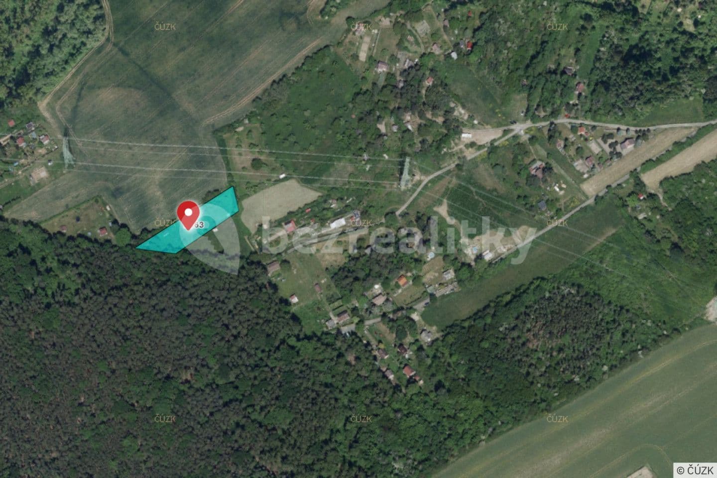 Predaj pozemku 2.370 m², Smolnice, Ústecký kraj