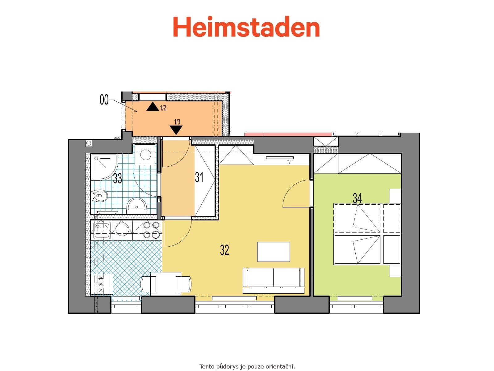 Prenájom bytu 2-izbový 36 m², U Nádraží, Havířov, Moravskoslezský kraj Prenájom bytu 2-izbový 36 m², U Nádraží, Havířov, Moravskoslezský kraj