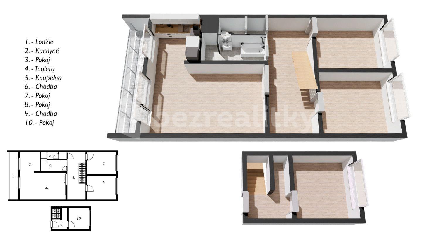 Predaj bytu 4-izbový 80 m², Hurbanova, Praha, Praha