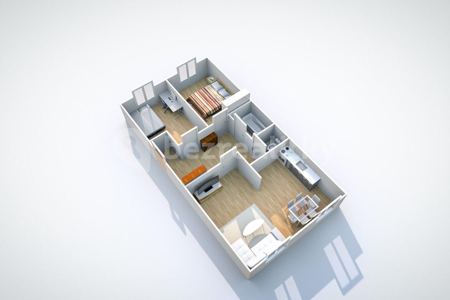 Predaj bytu 3-izbový 74 m², Dukelských hrdinů, Krupka, Ústecký kraj