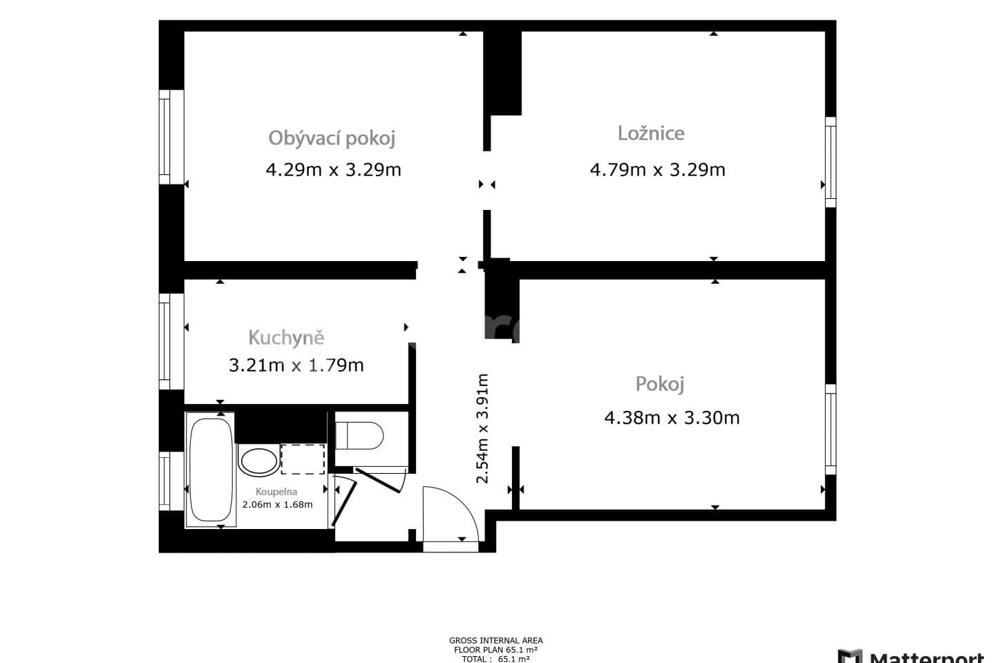 Predaj bytu 3-izbový 57 m², Tolstého, Frýdek-Místek, Moravskoslezský kraj