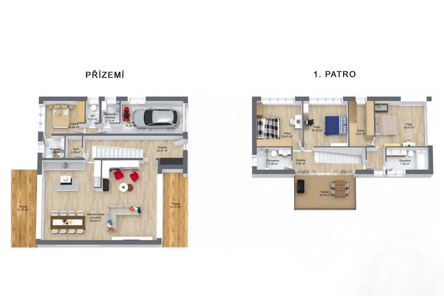 Predaj domu 320 m², pozemek 814 m², U Rybníčka, Vysoký Újezd, Středočeský kraj Predaj domu 320 m², pozemek 814 m², U Rybníčka, Vysoký Újezd, Středočeský kraj