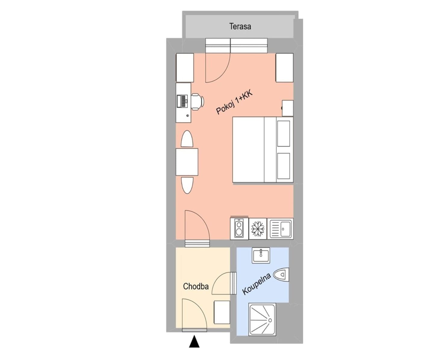 Prenájom bytu 1-izbový 28 m², Magisterská, Plzeň, Plzeňský kraj Prenájom bytu 1-izbový 28 m², Magisterská, Plzeň, Plzeňský kraj