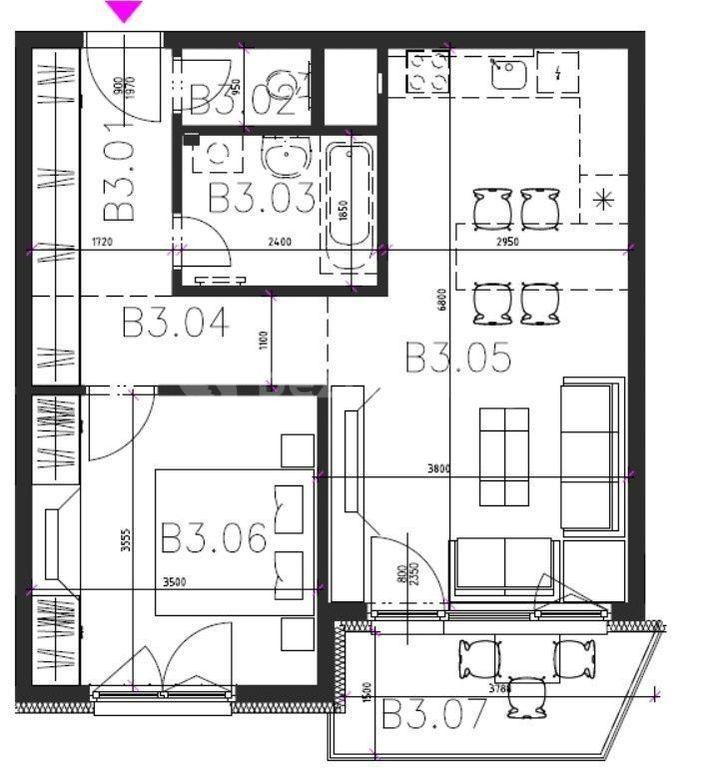 Prenájom bytu 2-izbový 58 m², Závadská, Rača, Bratislavský kraj