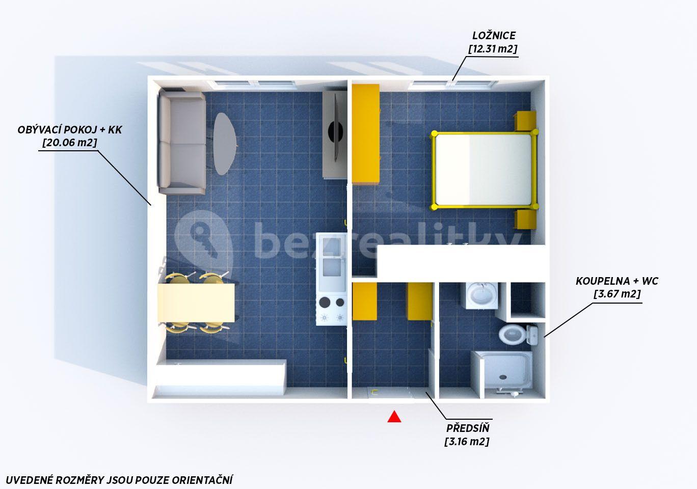 Predaj bytu 2-izbový 39 m², Žlutická, Plzeň, Plzeňský kraj