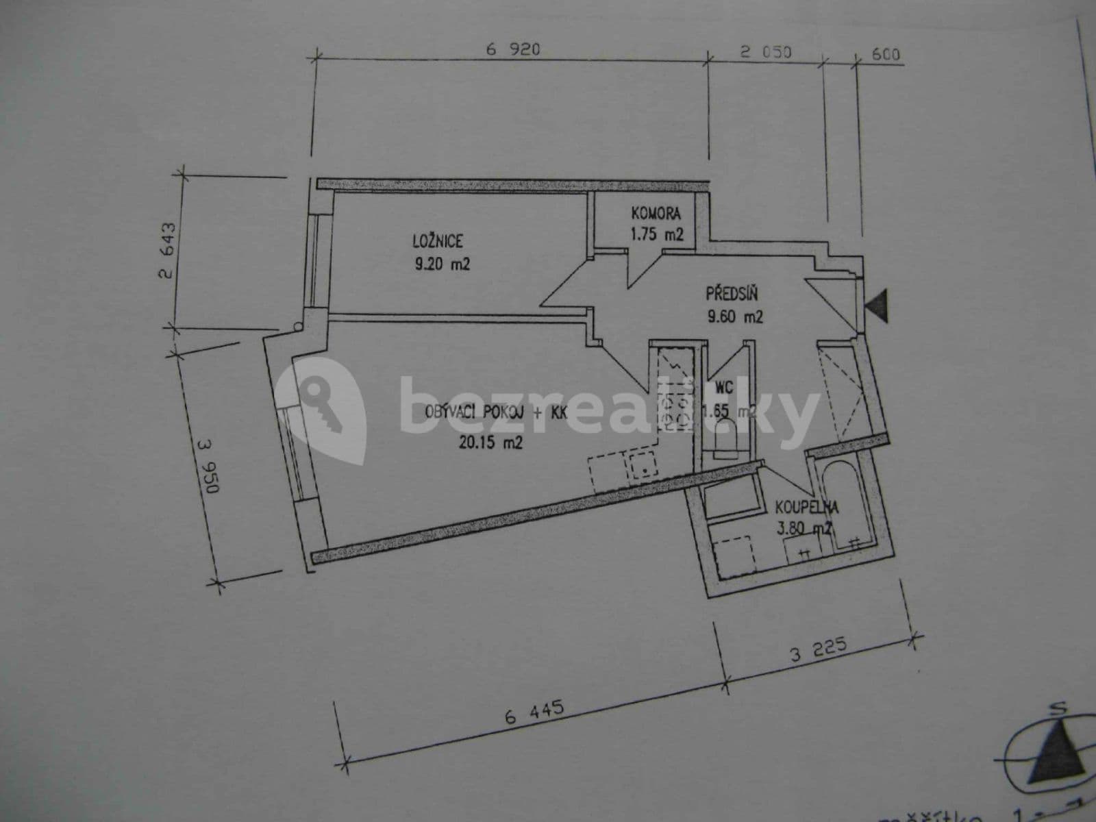 Prenájom bytu 2-izbový 44 m², Rižská, Praha, Praha Prenájom bytu 2-izbový 44 m², Rižská, Praha, Praha