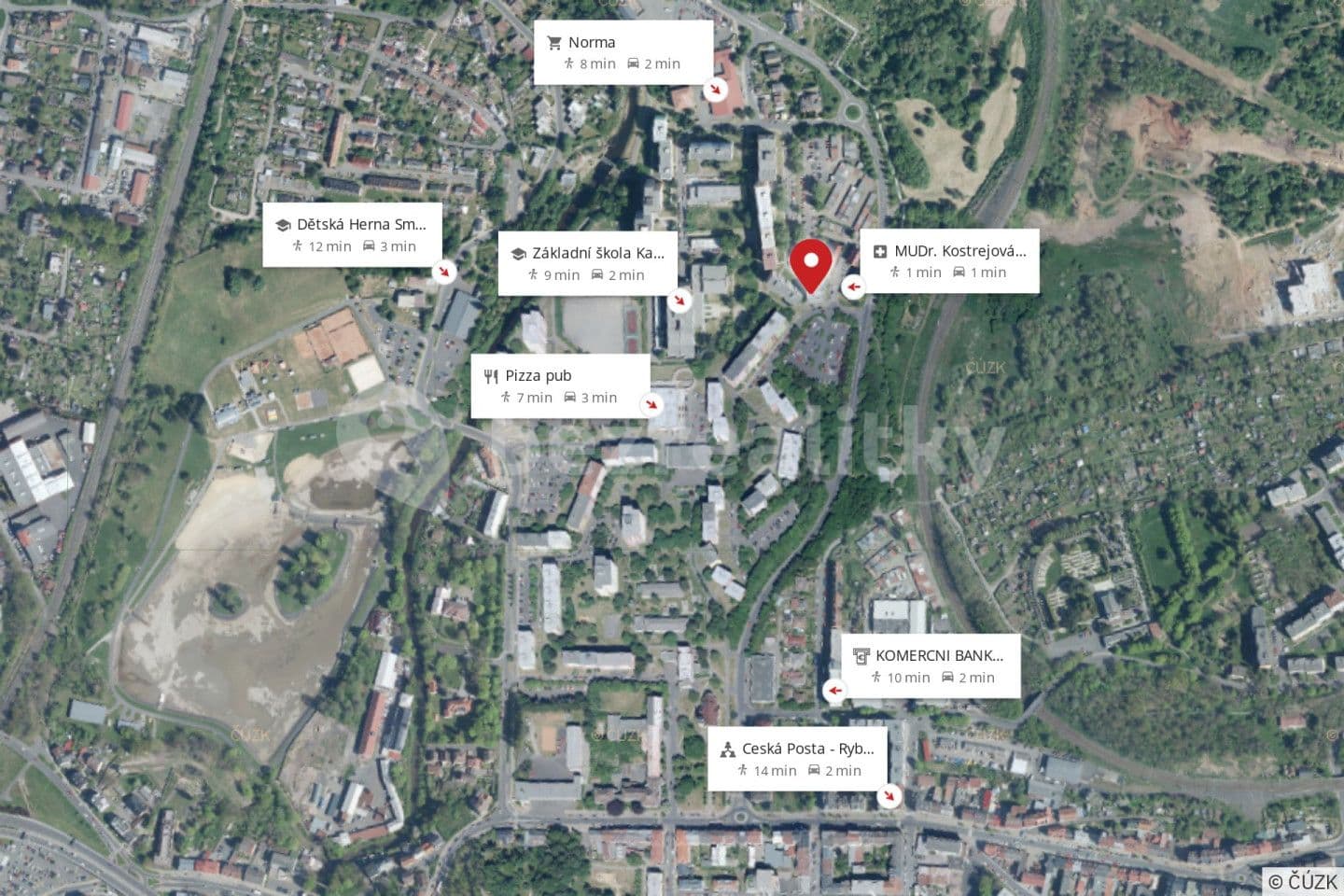 Predaj bytu 2-izbový 67 m², Konečná, Karlovy Vary, Karlovarský kraj