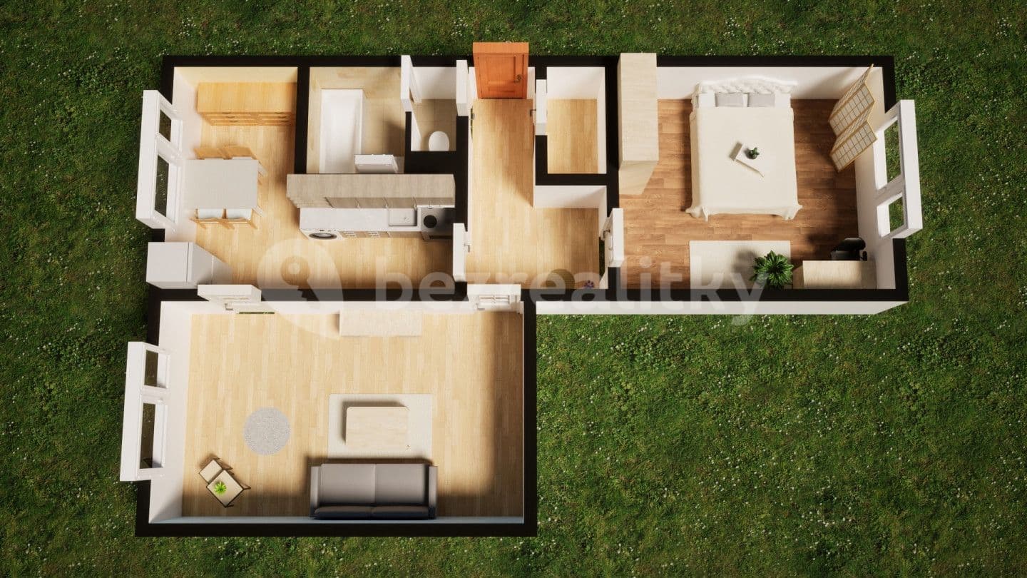Predaj bytu 2-izbový 61 m², Zákoutí, Chlumec, Ústecký kraj